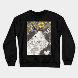 Cat face Crewneck Sweatshirt